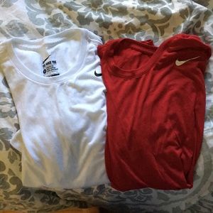 Two Nike tees